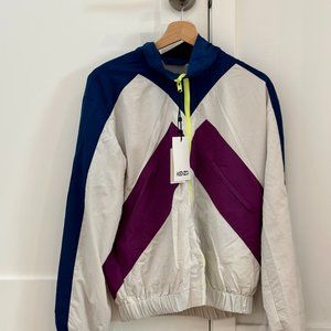 KENZO (PEARL GREY WINDBREAKER JACKET)